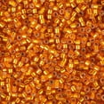 thumbnail image 2 of Miyuki Delica Seed Beads – Size 11/0 (1.6 mm), DB0681, Semi-Matte Silver-Lined Squash Dyed, 7.2 g, Approx. 1440 Beads, 2 of 7