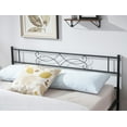 thumbnail image 6 of VECELO 3-piece Bedroom Set, Metal Bed Frame and Nightstands, Full Size, 6 of 8