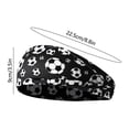 thumbnail image 3 of Bandeau de Sport pour Hommes et Femmes, Bandeau Anti-Transpiration pour Entraînement Physique Course Cyclisme Randonnée Yoga Football Exercice, 3 of 6