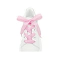 thumbnail image 7 of INSPIRE CHIC 2 Pairs Flat Plaid Laces Fabric Ribbon Two-Tone Checkered 0.6" Wide Shoelaces for Sneakers Pink 80cm/31.5", 7 of 7