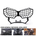 thumbnail image 3 of Cubierta De Protección De Faros Cubierta De Parrilla De Faros De Acero Inoxidable Protector De Faros De Motocicleta Con Alta Transmisión De Luz Para Honda Crf1000L 16-17 Eigraketly VI006767-00, 3 of 7