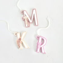 Personalized Floral Monogram Gift Tag