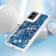 thumbnail image 5 of Compatible with Motorola Moto G 5G 2024 Case Liquid Glitter Cute Phone Case Shiny Floating Quicksand Shockproof Protective TPU Girly Women Case for Moto G 5G 2024 Love Blue YB, 5 of 7