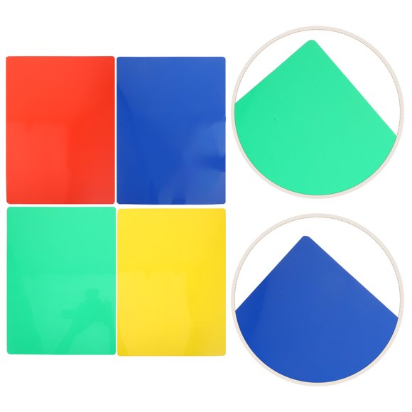 FENGGUIQU 8Ud Tablas De Escritura Suaves Multi Color Reutilizables Para Uso Escolar Y Profesional
