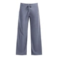 thumbnail image 6 of Men's Sweatpants, Men's Solid High Stretch Breathable Yoga Long Pants, Casual Loose Straight Leg Drawstring Workout Trousers, 6 of 6