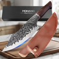 thumbnail image 1 of Cuchillo De Cocina Cuchillo De Sacrificio Cuchillo De Corte De Carne, Diseño Tallado, Con Funda Protectora., 1 of 19