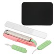 thumbnail image 4 of Cortaúñas Antisalpicaduras Multifuncional Sin Grietas Pulido Físico Cortaúñas Rosa Verde, 4 of 8