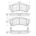 thumbnail image 2 of Centric Parts 104.06370 Semi-Metallic Disc Brake Pad Set, 2 of 4