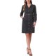 thumbnail image 1 of Camisa de mezclilla INSPIRE CHIC con botones 2023, vestido de cuello con cinturón y bolsillos, talla XL, negro, 1 of 5