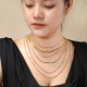thumbnail image 3 of JeenMata - Paquete de Regalo de 6 Pzas para Mujer, Collar con Colgante, Joyería, Gargantilla, Cadena de Serpiente, Eslabones, Collar de Capas Moderno, Juego de Regalo de Collar Ajustable para Mujer, 3 of 5
