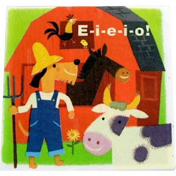 Barnyard EIEIO Lunch Napkins (16ct)