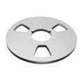 thumbnail image 1 of 1/4 10.5 Inch Empty Takeup Reel, 3 Hole Design, Stainless Steel Screws, Restoration Tape Recorder, Universal Opening Machine Part for, 1 of 7
