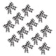thumbnail image 4 of 12 unids Navidad Negro Blanco Azuleña Azolean Adornos para la decoración del hogar del partido de Navidad, 4 of 4