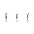 thumbnail image 1 of Eigraketly Paquete de 100 conectores giratorios de acero al carbono para pesca, agua salada Flexible, anillo de 12-27mm, accesorios para anzuelos, Type1 NO1, 1 of 6