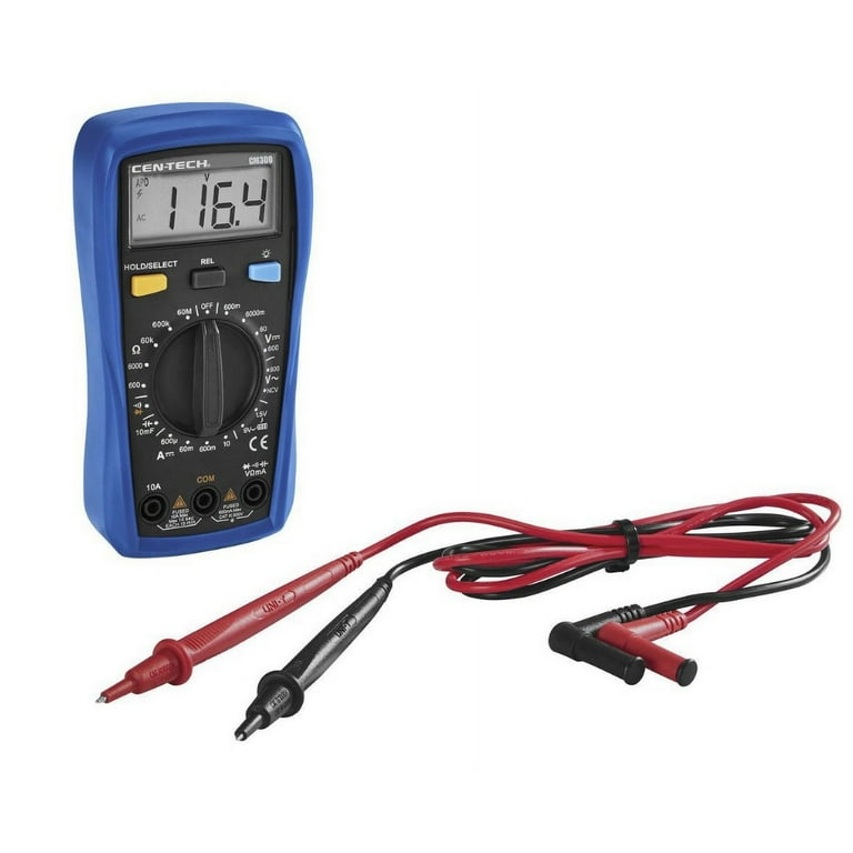 CEN-TECH Electrical Digital Multimeter, Ohm Circuit Checker