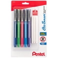 thumbnail image 1 of Borrador Pentel Clic retráctil con empuñadura para bolígrafo, 5 colores y 3 recambios, 1 of 9