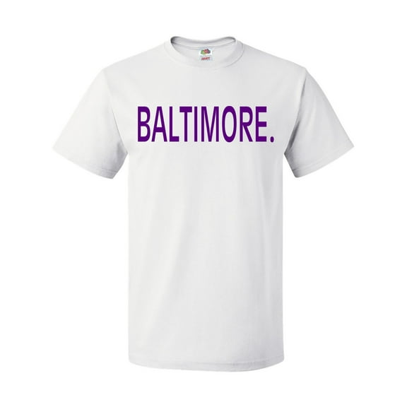Inktastic Baltimore in Purple Text T-Shirt