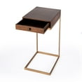 thumbnail image 2 of Alec 1 Drawer C Shaped End Table in Medium Brown  5643140, 2 of 8