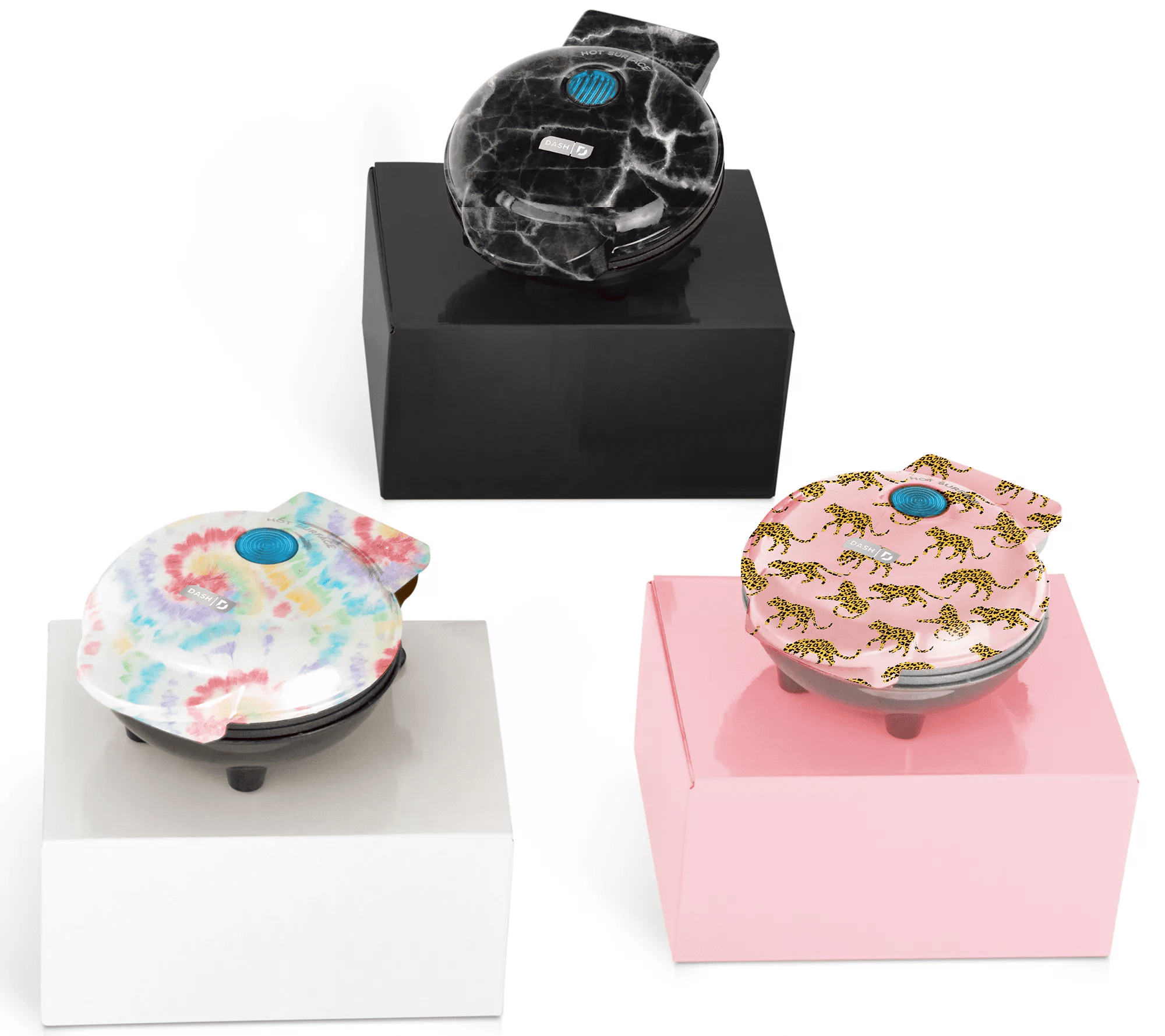 Dash Set of 3 Mini Pizzelle Makers(Fashion Print)