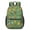 Basketball and Trophy Green Pattern, variant on Basketball and Hoop White Pattern 17" Waterproof Oxford School Backpacks for Teens, S-Shape Padded Straps, for School, Travel, Hiking, Camping