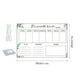thumbnail image 3 of Hanging Erasable Acrylic Weekly Plan Note Board Lanyard Message Board Monthly Plan Memo Board, 3 of 7