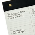 Pen+Gear Weekly Planner Pad, Undated, Rich Black Simulated Leather, 8.5 ...