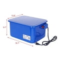thumbnail image 7 of Portable Steel Cabinet Parts Washer with 110V Electric Pump, 3.5 Gallon Capacity, Blue, 7 of 7