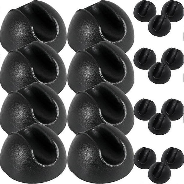 20Pcs Floor Protectors For Chairs Black PVC Round Chair Leg Pads Ideal For Furniture And Home Use
