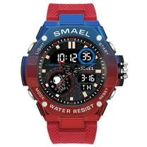 Findtime Man Watch for Men Sports Quartz Wristwatch Outdoor Waterproof Military Digital Watches Dual Time and Stopwatch Alarm Clock