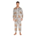 thumbnail image 3 of FORMRS Onesies Pajama for Adults Unisex Hoodie Winter Jumpsuit One Piece Sleepwear, Sizes S-2XL, Cartoon Bear, 3 of 7