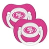 Baby Fanatic Pacifier (2 - Pack) - San Francisco 49Ers Pink