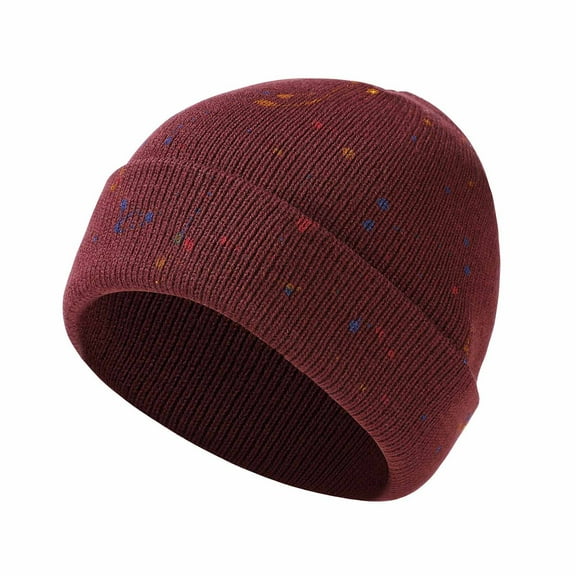 PureCasa Winter Beanie for Men Women, Solid Color Fleece Lined Beanie Soft Warm Knit Hat Ski Stocking Cuffed Cap