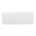 thumbnail image 5 of 20 - inch wide white storage bench with chrome legs for modern home provides strong support and storage space, 5 of 5