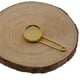 thumbnail image 4 of 10 piezas de broches de seguridad en blanco, bisel circular en blanco, cabujón dorado, 4 of 9