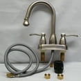 thumbnail image 3 of Belle Foret 4" Centerset 2-Handle High-Arc Bathroom Faucet, Stainless Steel, 3 of 5