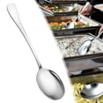 thumbnail image 3 of 4-Piece Stainless Steel Communal Tableware Set – Souew Serving Utensils Set Buffet Spoons Slotted Spoon Tongs Long Handle Forks for Hotel Banquet Home, 3 of 9