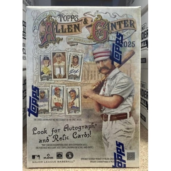 2025 Topps Allen and Ginter MLB Baseball Blaster Box FACTORY SEALED Look for rookies of James Wood, Dylan Crews more