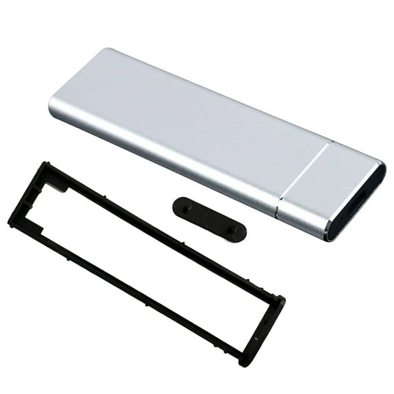 Soumake Hard Drive Enclosure High Speed Wide Compatibility Aluminum Alloy USB3.1 Type-C Mobile External HDD Case for PC