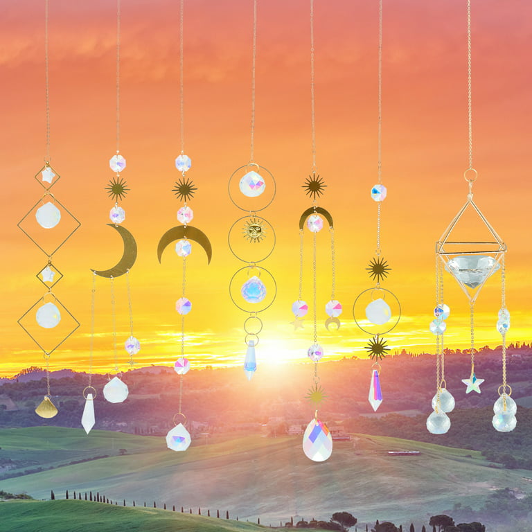 Crystal Suncatcher Prism Pendant Rainbow Maker Sun Catcher Window Hanging  Art