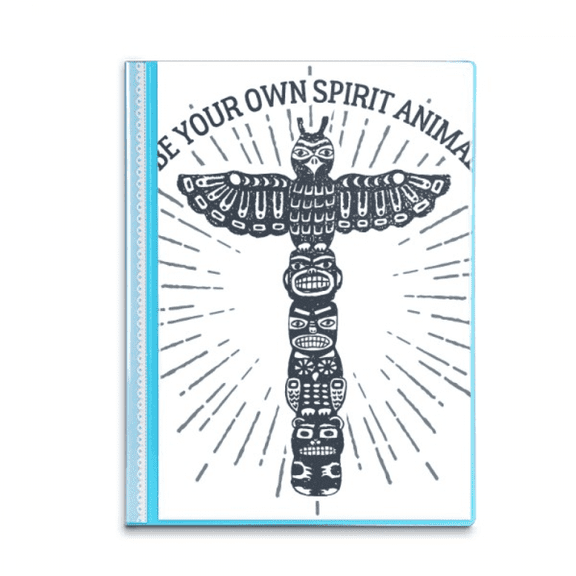 Ancient Egypt Owl Decorative Pattern Book Sheet Protectors Portfolio Binder Folder