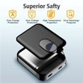 thumbnail image 4 of CATGOOD Magnetic Portable Charger, 10,000mAh Wireless Power Bank with USB-C Cable, Magnetic Battery Pack for iPhone 17/16/15/14/13/12 Series (Black), 4 of 10