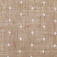thumbnail image 5 of Love, Laugh, Craft Natural Jute Burlap Table Runner Roll, Finished Edges, 12"Wx3-Yds, White Dots, 5 of 17