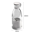 thumbnail image 4 of Licuadora eléctrica portátil, mini mezcladores de frutas, máquina para hacer jugo en casa (blanco) Ehuebsd Libre de BPA, 4 of 9
