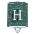 thumbnail image 1 of Carolines Treasures CJ2010-HCNL Letter H Back to School Initial Ceramic Night Light, 1 of 1