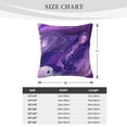 thumbnail image 4 of ZICANCN Purple Aperture Coloring Throw Pillow Covers, Bed Couch Sofa Knit Decorative Pillow Covers for Living Room Farmhouse, 18"x18", 4 of 8