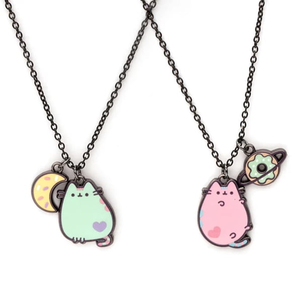 Set de collares SalesOne Pusheen Space Exclusive de acero inoxidable