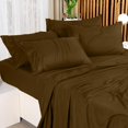 thumbnail image 3 of Juego de sábanas Utopia Bedding King de microfibra cepillada, color moca, 3 of 7