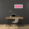 thumbnail image 3 of Allen, Kimberly 32x13 White Modern Wood Framed Museum Art Print Titled - Pout, 3 of 4