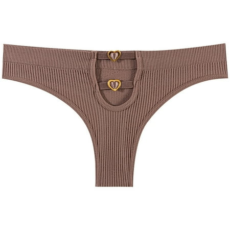 Yuhangmm Women s Panties Women s Triangle Breathable Elastic Exercise Seamless Solid Color Thong Underwear Womens Underwear Packs Boy Shorts