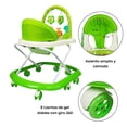 thumbnail image 2 of Andadera para Bebe Plegable, Andador 8 Llantas de Gel Ballena - Verde, 2 of 8